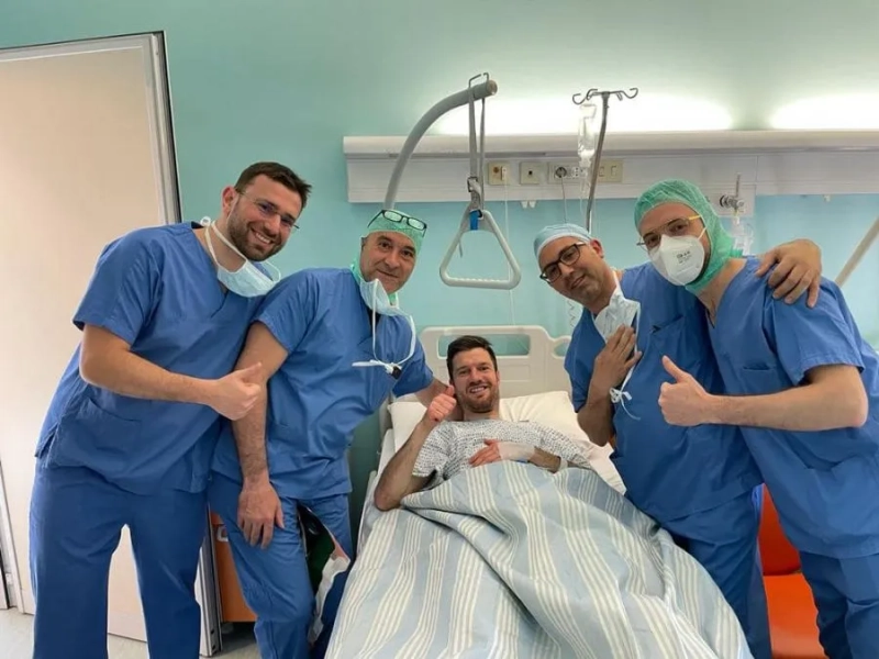 Marco Modolo, capitano del Venezia FC, operato con successo dal Prof. Pipino