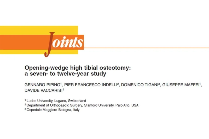 Opening-wedge high tibial osteotomy: a seven- to twelve-year study